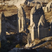 Photo de Turquie - Lunaire Uçhisar en Cappadoce